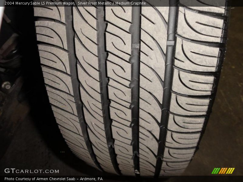 Silver Frost Metallic / Medium Graphite 2004 Mercury Sable LS Premium Wagon