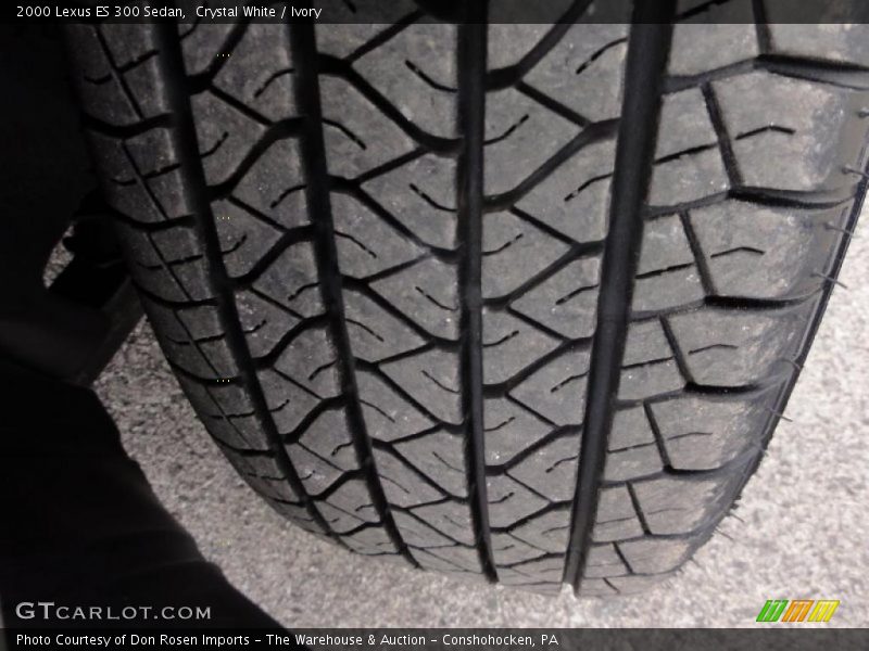 Crystal White / Ivory 2000 Lexus ES 300 Sedan
