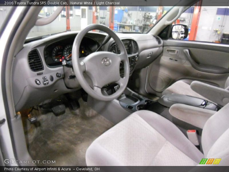 Natural White / Light Charcoal 2006 Toyota Tundra SR5 Double Cab