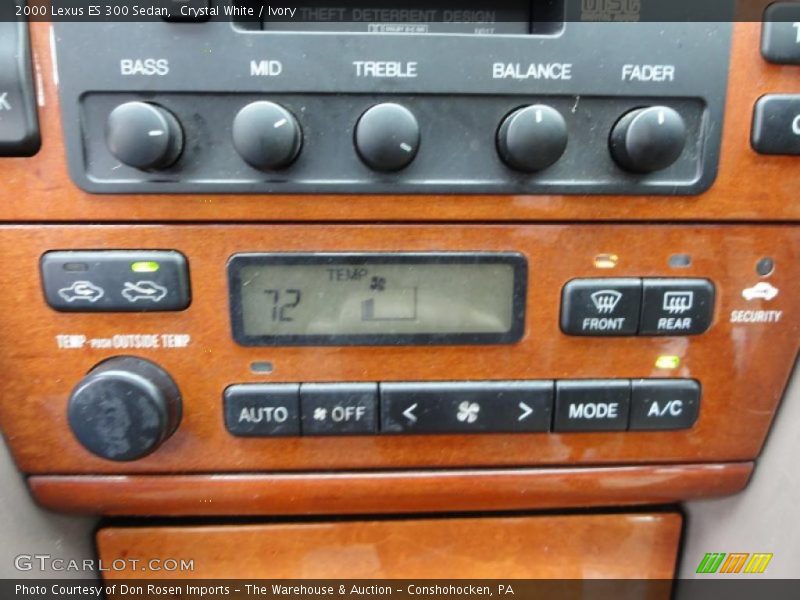 Crystal White / Ivory 2000 Lexus ES 300 Sedan