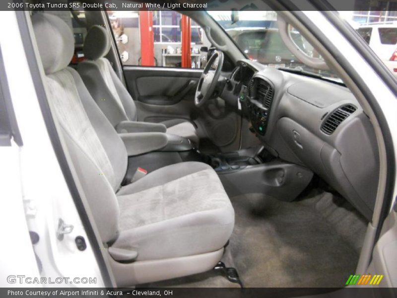 Natural White / Light Charcoal 2006 Toyota Tundra SR5 Double Cab