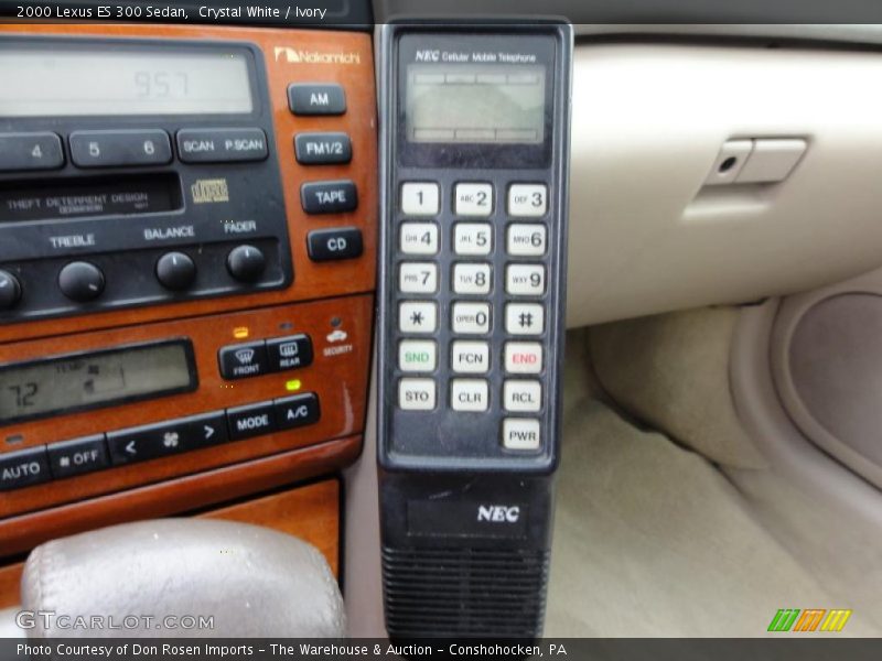Crystal White / Ivory 2000 Lexus ES 300 Sedan