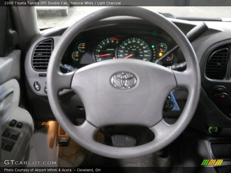 Natural White / Light Charcoal 2006 Toyota Tundra SR5 Double Cab