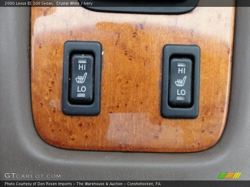 Crystal White / Ivory 2000 Lexus ES 300 Sedan