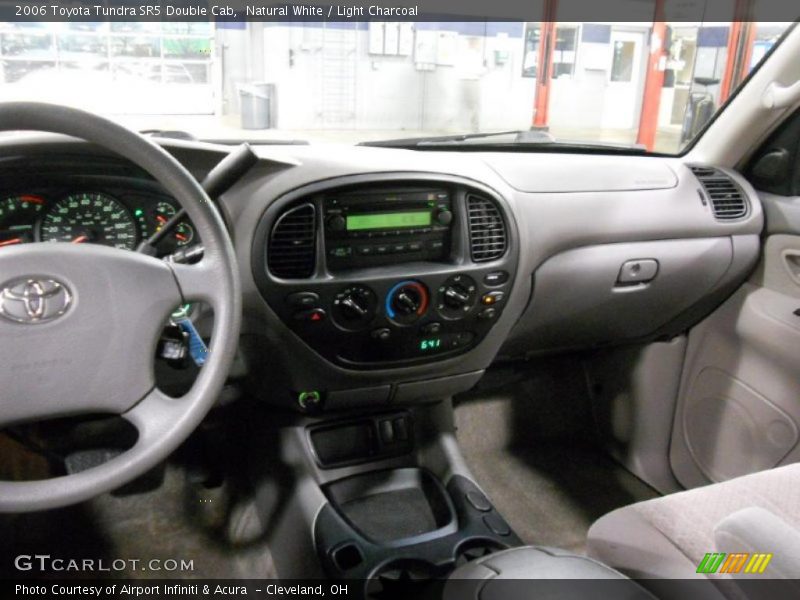 Natural White / Light Charcoal 2006 Toyota Tundra SR5 Double Cab