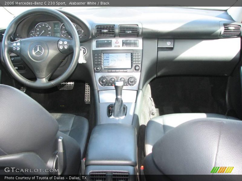 Alabaster White / Black 2006 Mercedes-Benz C 230 Sport