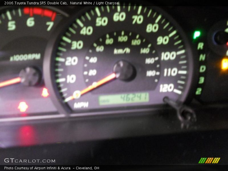 Natural White / Light Charcoal 2006 Toyota Tundra SR5 Double Cab