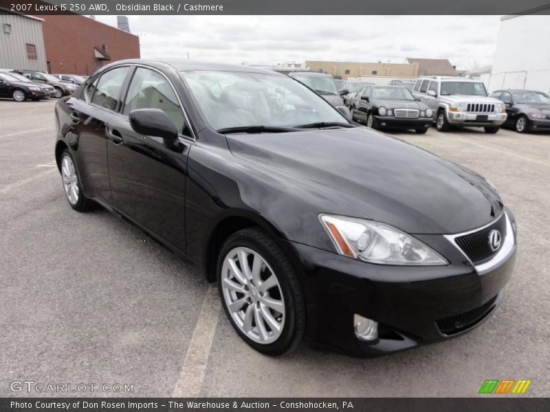 Obsidian Black / Cashmere 2007 Lexus IS 250 AWD