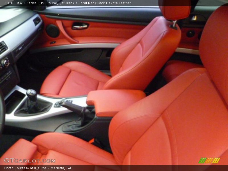  2010 3 Series 335i Coupe Coral Red/Black Dakota Leather Interior
