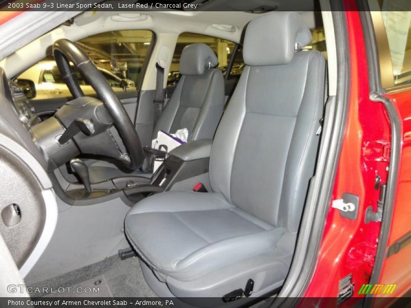  2003 9-3 Linear Sport Sedan Charcoal Grey Interior