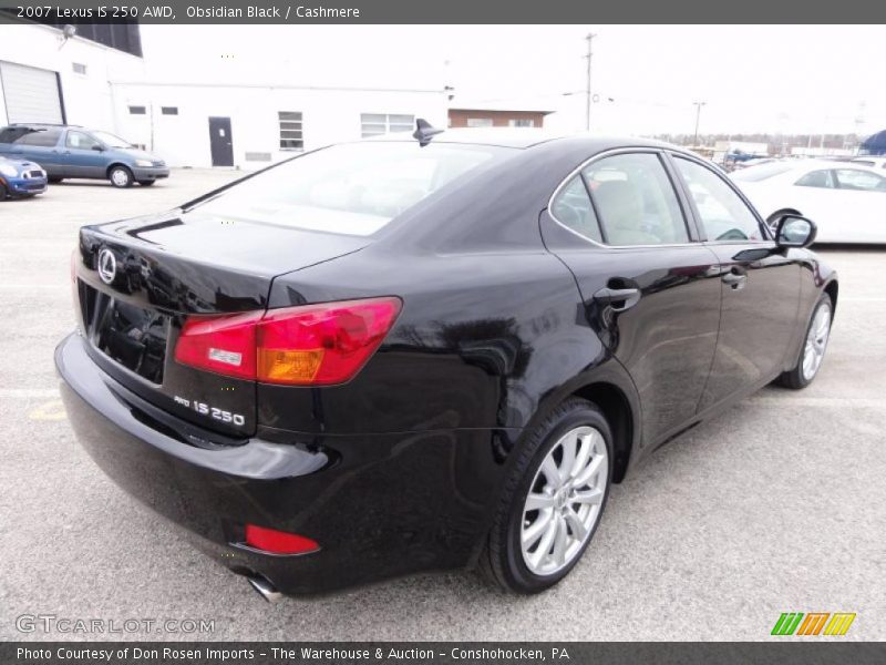 Obsidian Black / Cashmere 2007 Lexus IS 250 AWD