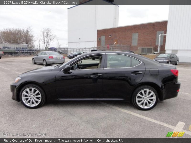 Obsidian Black / Cashmere 2007 Lexus IS 250 AWD