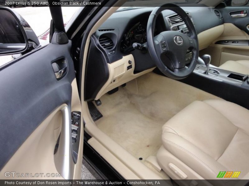 Obsidian Black / Cashmere 2007 Lexus IS 250 AWD