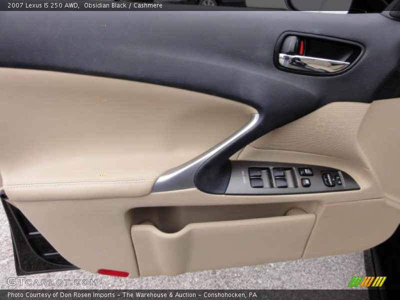 Obsidian Black / Cashmere 2007 Lexus IS 250 AWD