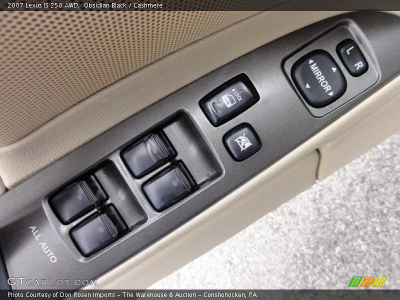 Obsidian Black / Cashmere 2007 Lexus IS 250 AWD