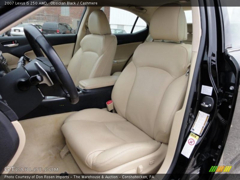 Obsidian Black / Cashmere 2007 Lexus IS 250 AWD
