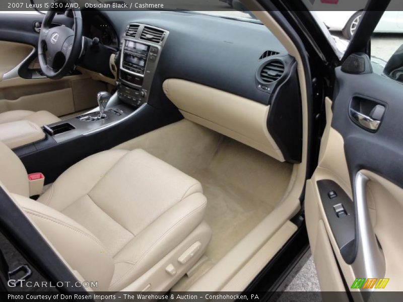 Obsidian Black / Cashmere 2007 Lexus IS 250 AWD
