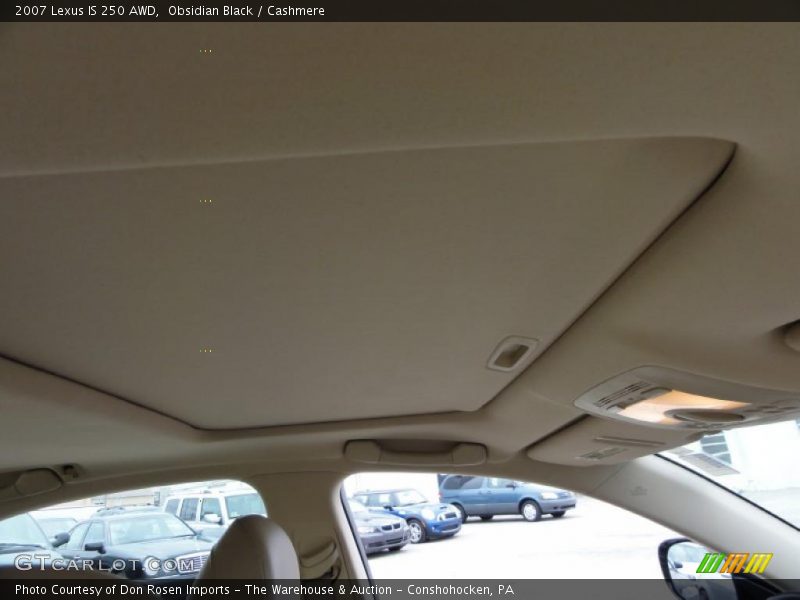 Obsidian Black / Cashmere 2007 Lexus IS 250 AWD