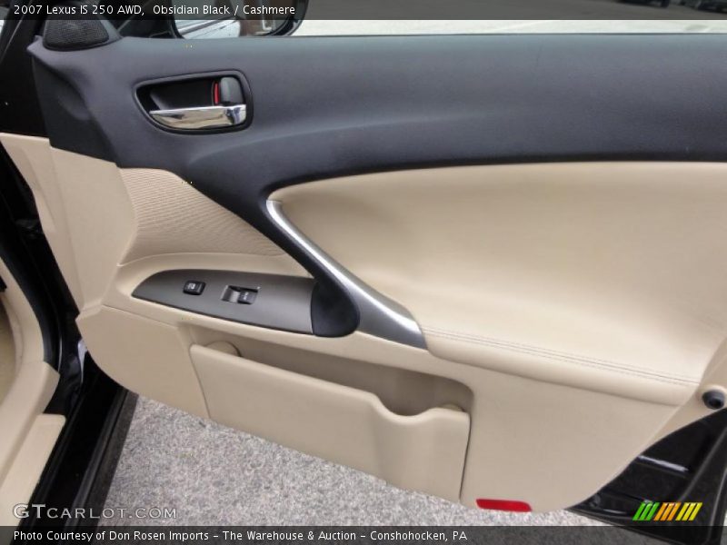 Obsidian Black / Cashmere 2007 Lexus IS 250 AWD