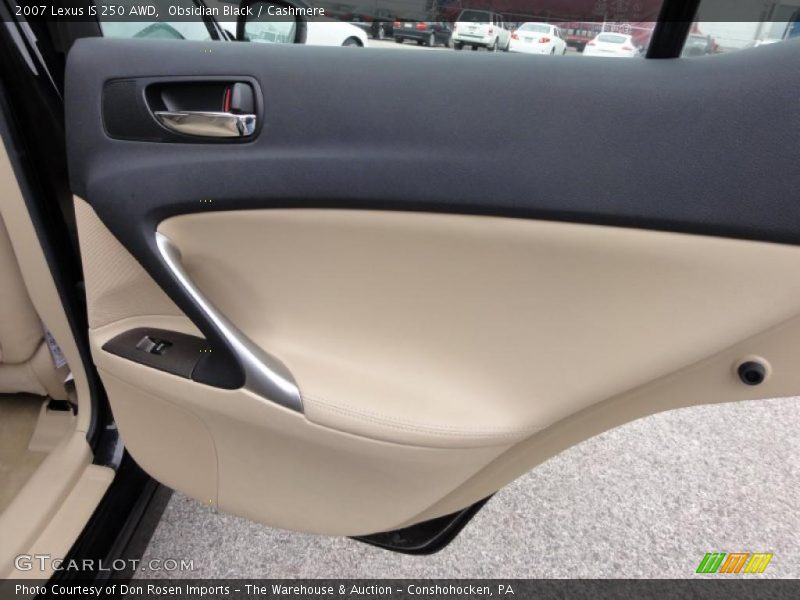 Obsidian Black / Cashmere 2007 Lexus IS 250 AWD