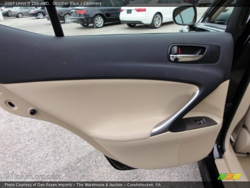 Obsidian Black / Cashmere 2007 Lexus IS 250 AWD
