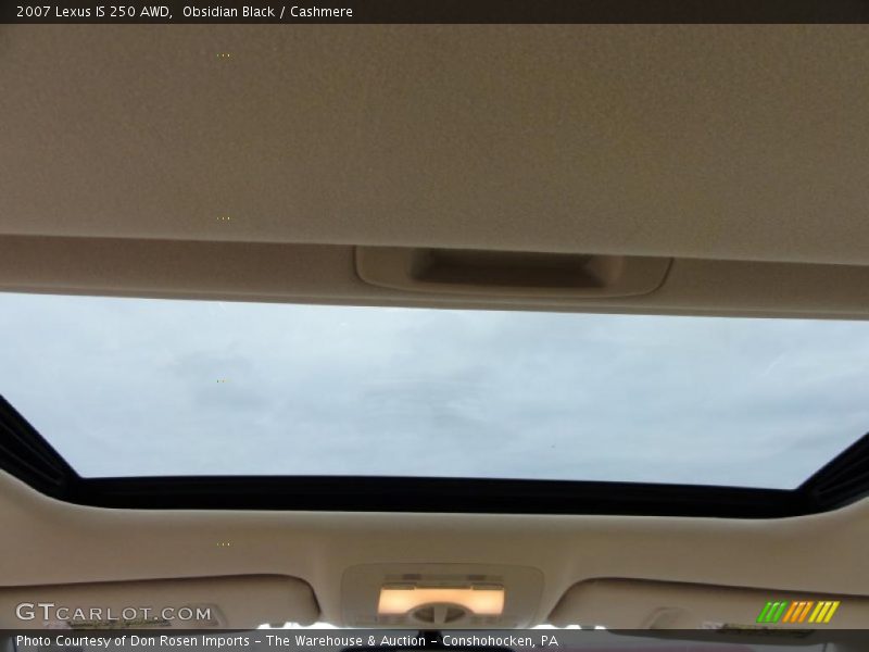 Obsidian Black / Cashmere 2007 Lexus IS 250 AWD