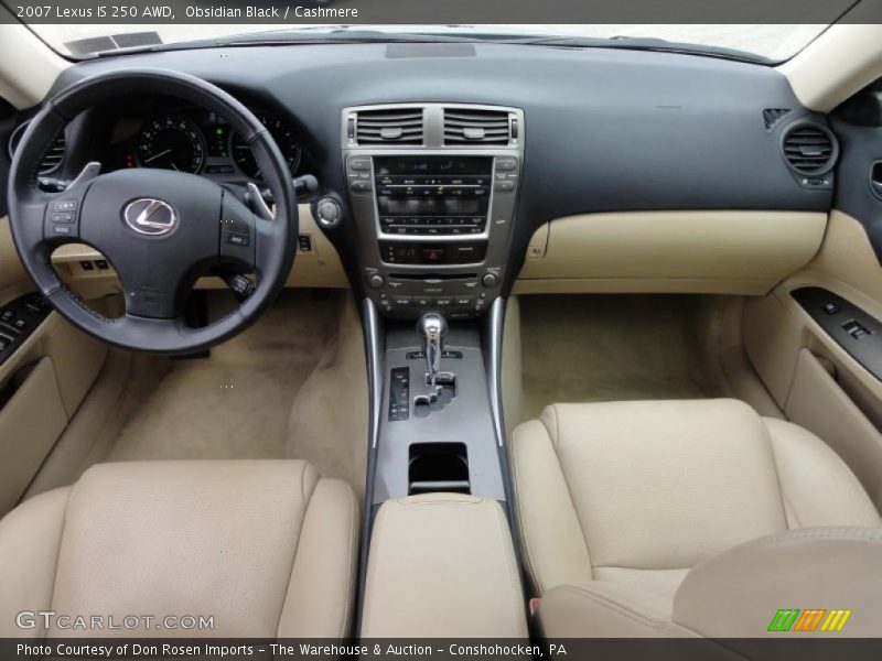 Obsidian Black / Cashmere 2007 Lexus IS 250 AWD