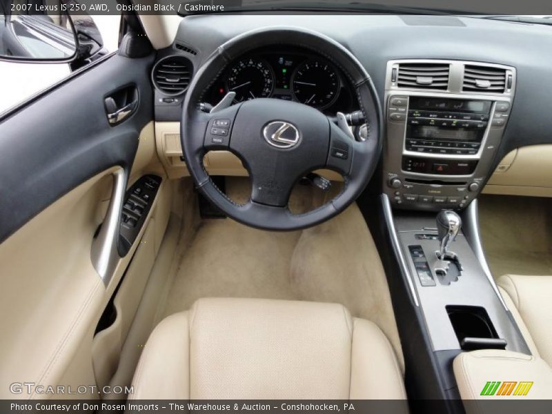 Obsidian Black / Cashmere 2007 Lexus IS 250 AWD