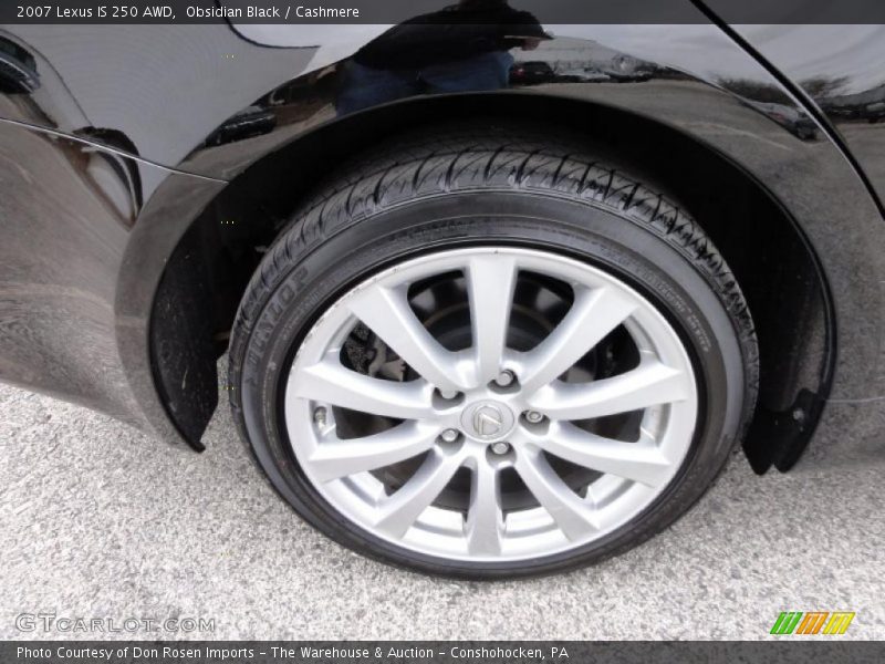 Obsidian Black / Cashmere 2007 Lexus IS 250 AWD