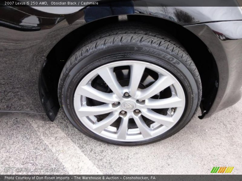 Obsidian Black / Cashmere 2007 Lexus IS 250 AWD