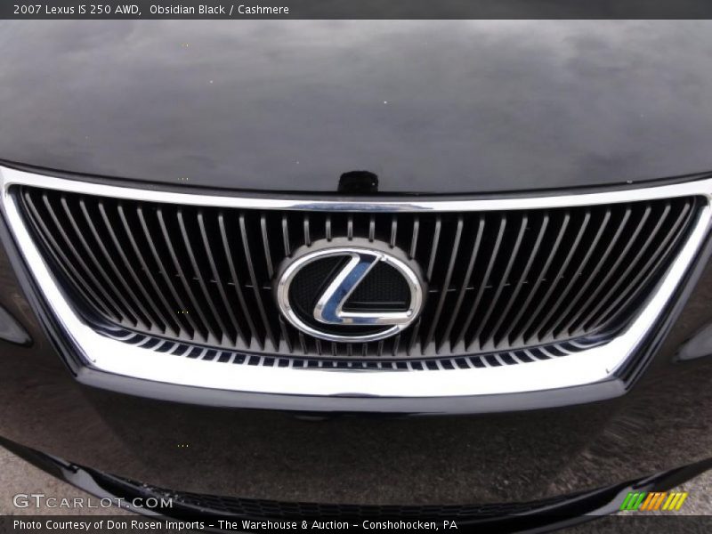 Obsidian Black / Cashmere 2007 Lexus IS 250 AWD