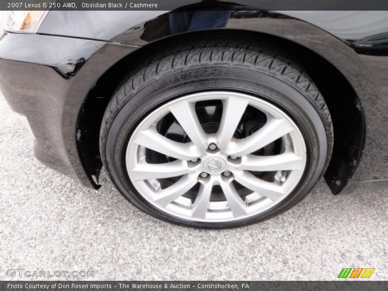 Obsidian Black / Cashmere 2007 Lexus IS 250 AWD