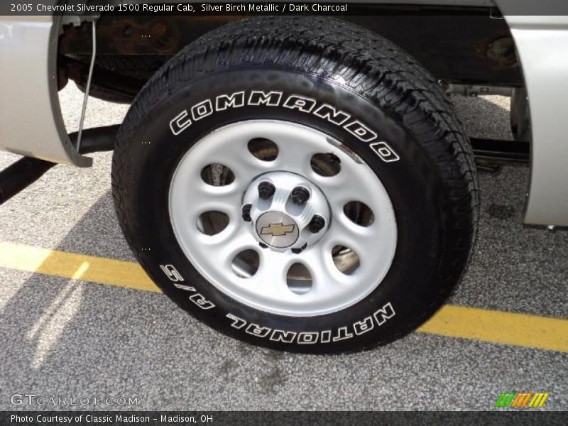 Silver Birch Metallic / Dark Charcoal 2005 Chevrolet Silverado 1500 Regular Cab