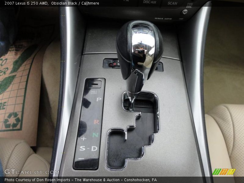 Obsidian Black / Cashmere 2007 Lexus IS 250 AWD