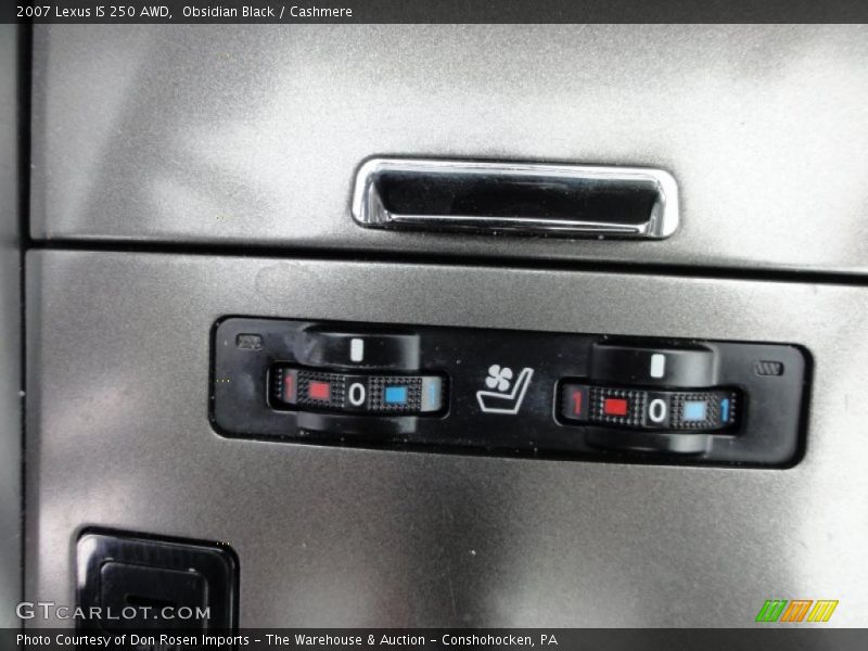 Obsidian Black / Cashmere 2007 Lexus IS 250 AWD