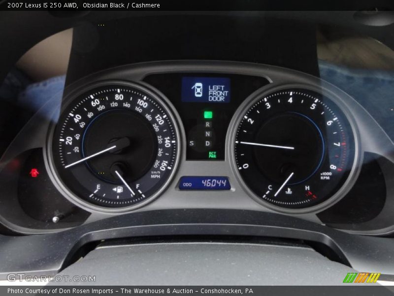 Obsidian Black / Cashmere 2007 Lexus IS 250 AWD