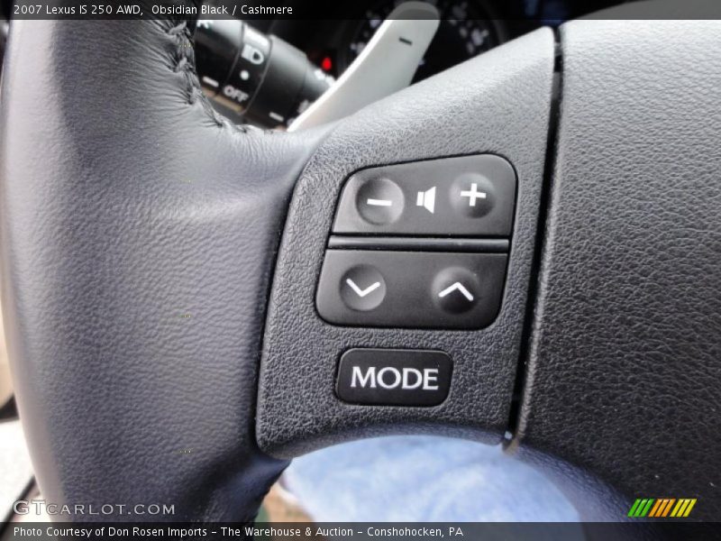 Obsidian Black / Cashmere 2007 Lexus IS 250 AWD
