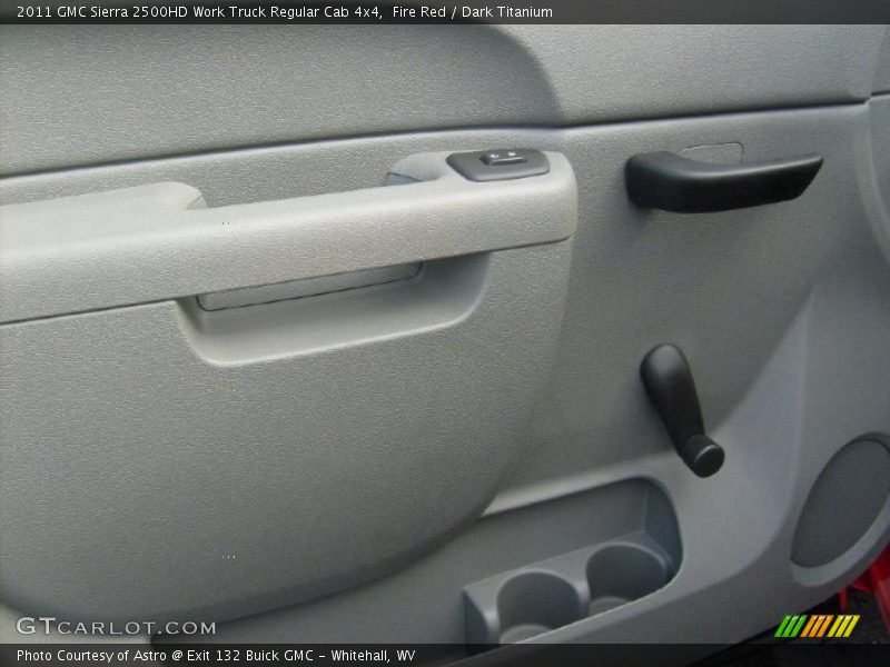 Fire Red / Dark Titanium 2011 GMC Sierra 2500HD Work Truck Regular Cab 4x4