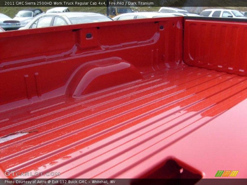 Fire Red / Dark Titanium 2011 GMC Sierra 2500HD Work Truck Regular Cab 4x4