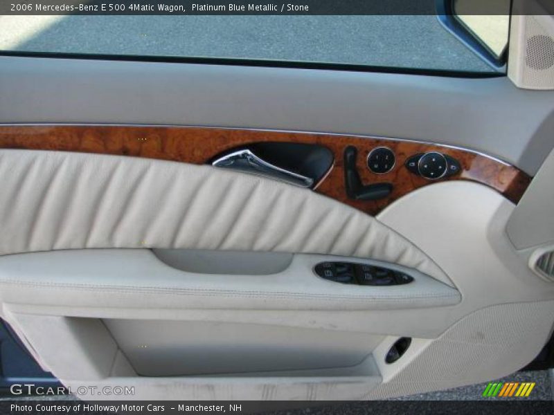 Platinum Blue Metallic / Stone 2006 Mercedes-Benz E 500 4Matic Wagon