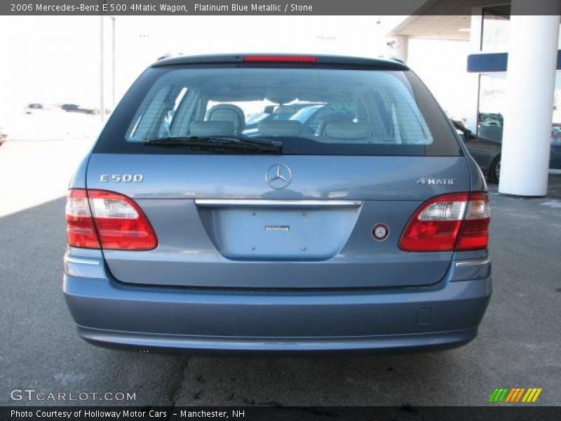 Platinum Blue Metallic / Stone 2006 Mercedes-Benz E 500 4Matic Wagon