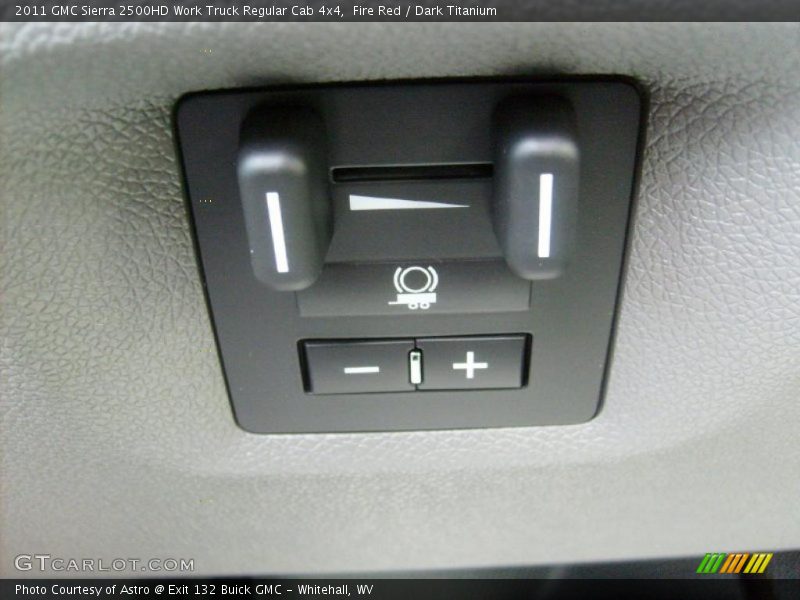 Controls of 2011 Sierra 2500HD Work Truck Regular Cab 4x4