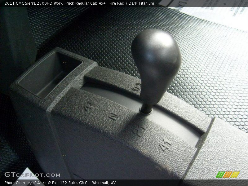 Controls of 2011 Sierra 2500HD Work Truck Regular Cab 4x4