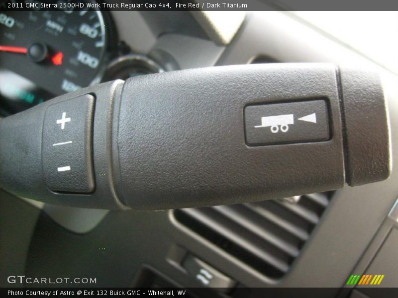 Dashboard of 2011 Sierra 2500HD Work Truck Regular Cab 4x4