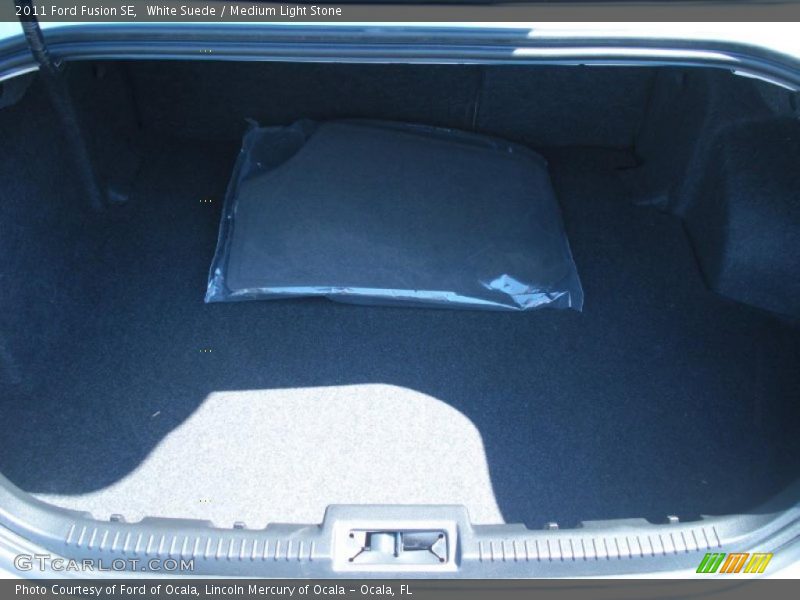 White Suede / Medium Light Stone 2011 Ford Fusion SE