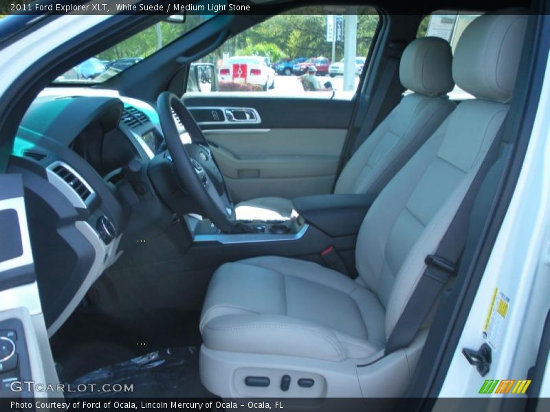  2011 Explorer XLT Medium Light Stone Interior