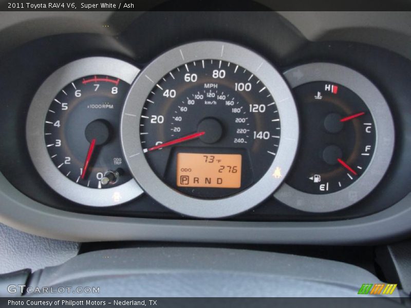  2011 RAV4 V6 V6 Gauges