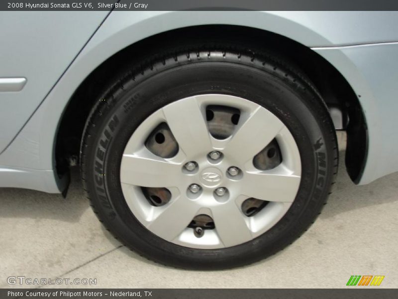 Silver Blue / Gray 2008 Hyundai Sonata GLS V6