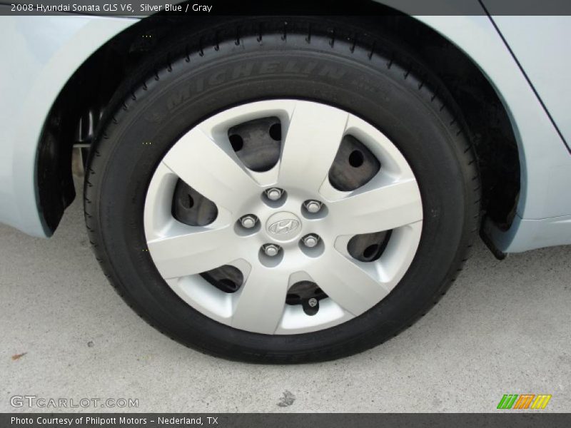Silver Blue / Gray 2008 Hyundai Sonata GLS V6