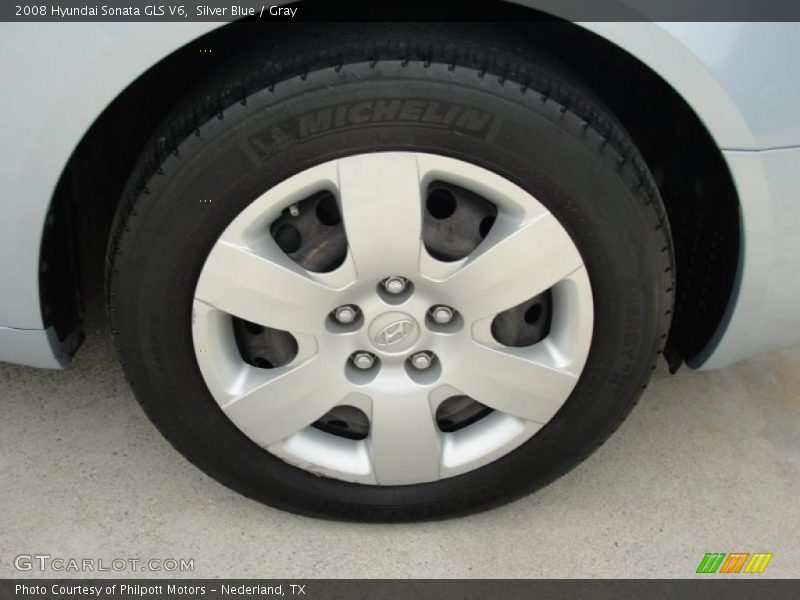 Silver Blue / Gray 2008 Hyundai Sonata GLS V6